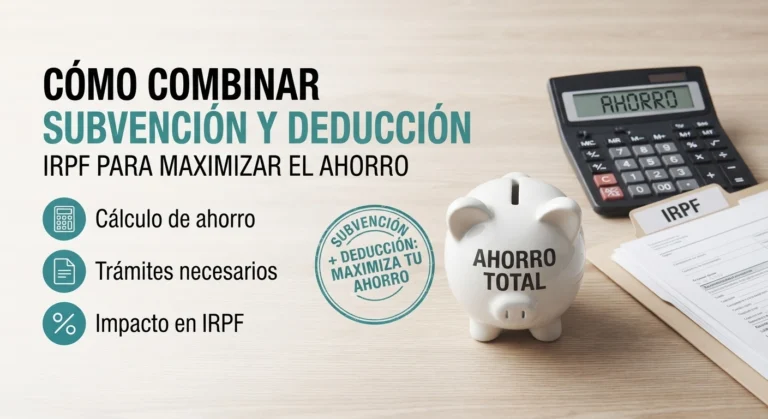 Cómo combinar subvención y deducción IRPF para maximizar el ahorro en la instalación de un cargador para coche electrico en una comunidad de vecinos
